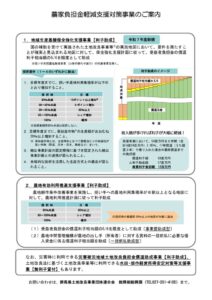 農家負担金軽減のご案内のサムネイル